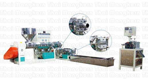 เครื่องหลอมเม็ดพลาสติก(PVC)